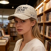 economico I regali-Cappellino da baseball Still Not Dead per uomo, cappello regolabile Hard to Kill, cappello da papà con umorismo vintage, cappello sportivo casual per esterni, cappello da baseball resistente in stile