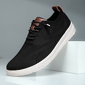 abordables Baskets Décontractées-Baskets décontractées kaki en maille pour homme, à lacets, respirantes, légères et confortables, idéales pour la marche au quotidien, les voyages, les trajets domicile-travail, les loisirs de plein air, les activités du week-end et le sport. Style décontr