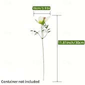 preiswerte Künstliche Blume-10 künstliche Phalaenopsis-Orchideen (kleine Cattleya-Blüten), verstellbare Stiele, realistische Blüten für Heim- und Eventdekoration, festliche Blumenarrangements und Außendekoration