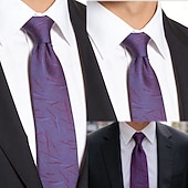 economico Cravatte e papillon da uomo-Da uomo Cravatte Moda Affari Classico Formale Geometrico A righe Affari Festa serale Formale