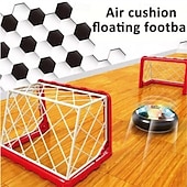 preiswerte 2026 Weltfußballspiel-Schwebefußball für Kinder, luftbetriebenes, schwebendes Indoor-Fußballspielzeug mit LED-Beleuchtung, weicher Schaumstoffstoßdämpfer zum Schutz von Möbeln, Sportgeschenk für Jungen, Mädchen und