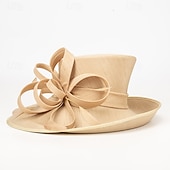 levne party klobouky-Klobouky Polyester Svatební Narozeniny Elegantní Vinobraní Roztomilý S Rukáv Přílba Pokrývky Hlavy