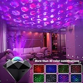 economico luci del proiettore della galassia stella-nuovo bestseller trendy lampada laser a cielo stellato per camera da letto, dormitorio, testiera del letto, proiettore romantico e sognante con effetto increspature d'acqua e proiezione di diamanti, luce USB decorativa per atmosfera, luce notturna a LED