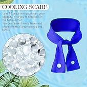 olcso fűtés és hűtés-3 db hűsítő jégkagyló, jégtörölköző, izzadságtörölköző, szülés utáni jégpánt, sport fejkendő, hűsítő jégkendő, ideális szabadtéri tevékenységekhez, például túrázáshoz és kempingezéshez enyhén meleg