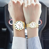 levne Quartz hodinky-Sada párových hodinek pro něj a ni, dvoubarevné luminiscenční hodinky z nerezové oceli s denním kalendářem, ladící sada hodinek pro něj a pro ni, romantický dárek k výročí svatby