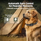 Χαμηλού Κόστους Εκπαίδευση για Σκύλους &amp; Συμπεριφορά-Κολάρο εκπαίδευσης σκύλου - 3 σε 1 για έλεγχο γαβγίσματος