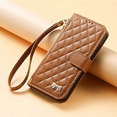 cheap 2026 Samsung Galaxy S26 Series-Phone Case For Samsung Galaxy S26 S26 Plus S26 Ultra Wallet Case Flip Cover Zipper with Wrist Strap Kickstand Retro TPU PU Leather
