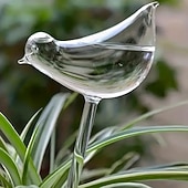 baratos Água &amp; Rega-Conjunto de 6 regadores automáticos em formato de pássaro, ideais para regar flores em casa. Design com saída estreita, dispositivo de rega automática, aplicável a plantas em vasos, jardins e