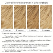 economico Parrucche uomo-Parrucca bionda da uomo, corta, liscia, in capelli sintetici biondi, per uso quotidiano, costume anime, Halloween, cosplay e feste (adatta a circonferenze della testa di 21-22,5 pollici).