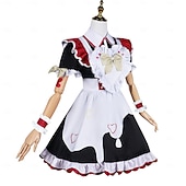  Ternos de Empregadas Anime Vestidos Roupa Baile de Máscara Trajes de cosplay Dia Das Bruxas Anime Expo Perucas Ocasiões Especiais Para Mulheres Adulto