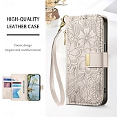 cheap 2026 Samsung Galaxy S26 Series-Phone Case For Samsung Galaxy S26 S26 Plus S26 Ultra Wallet Case Flip Cover with Stand Holder Zipper with Wrist Strap Tree Retro TPU PU Leather