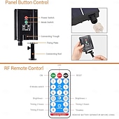 olcso Napelemes-100 m-es kültéri napelemes fényfüzér, 1000 LED, IP65 vízálló, 31 V-os napelem &amp;USB-ről tölthető, 8 funkciós távirányítóval, dekoratív LED-es lámpák kertbe, teraszra, medencébe, esküvőre, partira