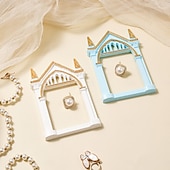 voordelige Beeldhouwwerken-Resin Pattern Photo Frame Decorative Item DIY Piece for Photography Props and Small Home Decoration