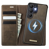 levne 2026 Samsung Galaxy S26 Série-telefon Carcasă Pro Samsung Galaxy S26 S26 Ultra Plus Pouzdro na peněženku se stojánkem Podpora bezdrátového nabíjení Stojánek Retro TPU PU kůže