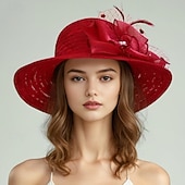 ieftine pălării de petrecere-Palarie Poliester Nuntă Zi de Naștere Elegant Epocă Drăguţ Cu Dantelă Diadema Articole Pentru Cap