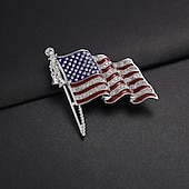 economico 250° Anniversario degli Stati Uniti-spille da bavero con bandiera patriottica – spille di sicurezza anti-esposizione per giacche, cappotti e camicie – 4 luglio, giorno dell'indipendenza, 250° anniversario, accessori per il Memorial Day