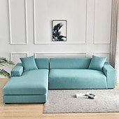 voordelige Bankhoes-Waterdichte bankhoes met wafelstructuur, elastische bankovertrek voor 1/2/3/4-zitsbanken, L-vormige hoekbanken en andere meubelbeschermers.