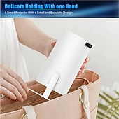 billiga stjärngalaxprojektorlampor-mini smart projektor, wifi 6 och bluetooth 5.4, kort projiceringsavstånd, inbyggda appar, automatisk keystone, bärbar utomhusfilmprojektor hy300