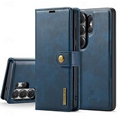cheap 2026 Samsung Galaxy S26 Series-Phone Case For Samsung Galaxy S26 S26 Plus S26 Ultra Flip Cover Full Body Protective Retro Genuine Leather