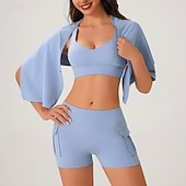 Χαμηλού Κόστους Γυναικείες φούστες και σορτς-Γυναικεία Μονόχρωμο Casual φούστα Φούστες τένις με σορτς Αθλητική φούστα Τσέπη Ψηλή Μέση Ελαστικό Σκούπισμα ιδρώτα Αναπνέει Τέννις Γκολφ Pickleball Φούστες Φόρμα Μαύρο Μπλε Σκούρο μπλε Ρούχα τένις