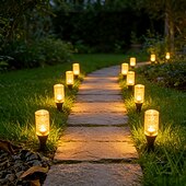 tanie Światła ścieżki i latarnie-1 szt. zewnętrzna lampa solarna w kształcie bańki, wodoodporna IP65, diody LED 10/20, dekoracyjna lampa LED do ogrodu, podwórka, ścieżki, trawnika, patio, gospodarstwa, oświetlenia krajobrazowego