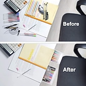 abordables Rangement et organisation-Organiseur de tiroir sous bureau, porte-crayons coulissant, fixation pour tiroir de bureau, accessoires de bureau en plastique &amp;Organiseurs d'espace de travail, organiseur de bureau invisible