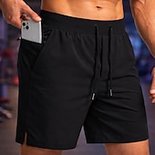 ieftine Șorturi de alergare-Bărbați Σορτς για τρέξιμο Pantaloni scurți sportivi Pantaloni Sport de Sală Cordon Buzunare Pantaloni scurți Zilnic În aer liber sportiv Vară Confortabil la umezeală Respirabil Gimnastică antrenament