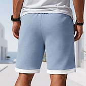 abordables pantalones cortos deportivos 3d para hombre-Hombre tortugas Criaturas del mar Pantalones cortos de gofres Pantalones cortos casuales Pantalones cortos texturizados Media cintura Hawaiano Diario Vacaciones Cintura elástica con cordón Pantalones