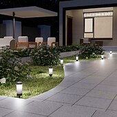 Χαμηλού Κόστους Διαδρομές και φανάρια-4 τεμάχια ηλιακά φώτα εξωτερικού χώρου για γκαζόν, αδιάβροχα φώτα για βίλα, μονοπάτια κήπου, διακοσμητικά φώτα, αυλή, λιβάδι, έδαφος, ένθετα φώτα