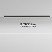 economico Semplicità Lampadari da Soffitto-plafoniera a led dimmerabile 60cm 80cm line design plafoniere in metallo acrilico per soggiorno ufficio 110-240v