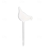 baratos Água &amp; Rega-Conjunto de 6 regadores automáticos em formato de pássaro, ideais para regar flores em casa. Design com saída estreita, dispositivo de rega automática, aplicável a plantas em vasos, jardins e