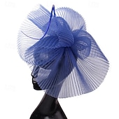 abordables Fascinadores-Fascinators Poliéster Boda Cumpleaños Vintage Estilo lindo Retro Con Tul Celada Sombreros