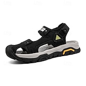 cheap Outdoor Sandals-Men's Outdoor Hiking Sandals – Adjustable Strap Sport Sandals with Breathable Mesh and Durable Sole, Perfect for Summer Travel, Beach Adventures and Outdoor Activities