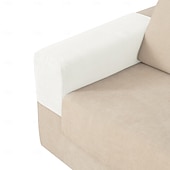 abordables Housse de fauteuil et d'accoudoir de canapé-Housses d'accoudoirs pour chaises et canapés, housses d'accoudoirs de canapé en jacquard spandex, protection antidérapante pour meubles, housses lavables pour fauteuils inclinables