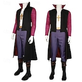 cheap Anime Costumes-Ocean Adventurer Straw Hat Pirate Anime Outfits Masquerade Cosplay Suits Halloween Anime Expo Costume For Men's Adults'
