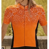 levne Dámské dresy-Dámské Cyklodres Grafika Geometrický Spád Krátký rukáv Kolo Dres Vrchní část oděvu se 3 zadními kapsami Rychleschnoucí Reflexní pásky Zadní kapsa Odvod vlhkosti Sportovní Vínově rudá Růžová Modrá