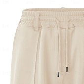 voordelige Casual korte broek-Voor heren Wafel korte broek Korte broek Casual korte broek Gestructureerde shorts Zak Elastische taille Effen Comfort Ademend Knielengte Casual Buiten Strand Vakantie Modieus Zwart Bruin Inelastisch