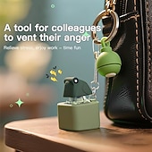 tanie Dekoracyjne światła-Rechocząca żaba, zabawka-fidget, akumulatorowy brelok z rechoczącą żabą, rechocząca żaba, antystresowy gadżet z kolorowymi światłami, świetna zabawa &amp;przenośna zabawka łagodząca lęk
