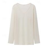 Χαμηλού Κόστους βασικά μπλουζάκια-Ανδρικά Μπλουζάκι Κοντομάνικα Μπλουζάκι μπλουζάκι Μακρυμάνικο πουκάμισο Μακρυμάνικο Λαιμόκοψη V Καλοκαίρι Άνοιξη Όλες οι εποχές Σκέτο Με Υφή Μοντέρνα Υψηλής Ποιότητας Βασικό Κλασσικό Causal