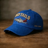 preiswerte U.S. 250. Jahrestag-Tuskegee Airmen „Red Tails“ Heritage Cap – bestickte Baseballkappe, verstellbarer Riemen, zum Gedenken an die Jahre 1941–1949, Geschenk für Männer aus der Militärluftfahrt &amp; Frauen