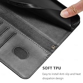 tanie 2026 Samsung Galaxy S26 Seria-telefon Kılıf Na Samsung Galaxy S26 S26 Ultra Plus Etui na karty portfela Z podpórką Obsługa ładowania bezprzewodowego z paskiem na nadgarstek Retro TPU Skóra PU
