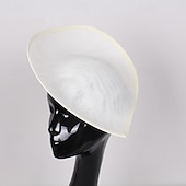 levne fascinátory-Fascinátory Polyester Směs polyester / bavlna Svatební Narozeniny Vinobraní Roztomilý retro S Srdce Přílba Pokrývky Hlavy