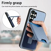 ieftine 2026 Samsung Galaxy S26 Seria-telefon Maska Pentru Samsung Galaxy S26 S26 Plus S26 Ultra Capac Spate Portofel Card rezista Suport Inel Cataramă inel Retro TPU PU piele
