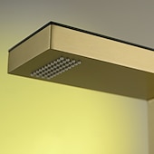 abordables Robinets de lavabo-Robinet de salle de bain cascade, robinet de lavabo à haut débit, mitigeur de lavabo en laiton à montage sur plage, robinet de lavabo monotrou à poignée unique, robinet de meuble-lavabo