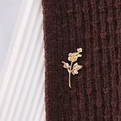 olcso Férfi kitűző-Férfi 1db Mandzsettagombok Ötvözet Melltűk Hétköznapi Napi 3D minimalista Elegáns Szüret A B C