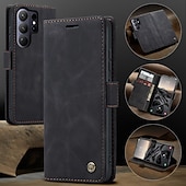 preiswerte 2026 Samsung Galaxy S26 Serie-Handy Hülle Handyhüllen Für Samsung Galaxy S26 S26 Ultra Plus Brieftaschenhülle Flip-Cover Mit Ständer Ständer Kartenfach Retro TPU PU-Leder