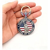 economico 250° Anniversario degli Stati Uniti-Portachiavi da 10 pezzi per il 250° anniversario degli Stati Uniti, portachiavi con bandiera americana del corpo dei Marines 1776-2026, regali per veterani per cittadini statunitensi, decorazioni