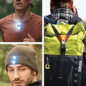 preiswerte Campingleuchten und Laternen-2 Stück 3 W Taschenlampen &amp; Campinglichter Arbeitsleuchten Multifunktion Niedlich Kreativ Weiß Rot Blau 5 V Außenbeleuchtung Hof Garten 16 LED-Perlen
