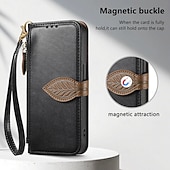 billige 2026 Samsung Galaxy S26-serien-telefon Etui Til Samsung Galaxy S26 S26 Pluss S26 Ultra Lommebok-kortveske Flip deksel Glidelås med håndleddsstropp Støtte Kontor / Bedrift TPU PU lær