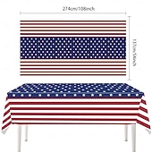  Set di stendardi decorativi per il 250° anniversario del giorno dell'indipendenza degli Stati Uniti, include 24 stendardi, 10 bandierine, 8 festoni, 12 spirali, 2 tende di tulle &1 tovaglia, ideale